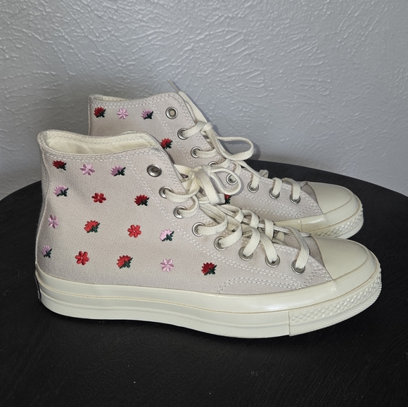 Converse Shoes - Converse Floral Embroidered High-Tops